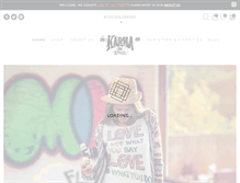 Tablet Screenshot of karmaincapparel.org